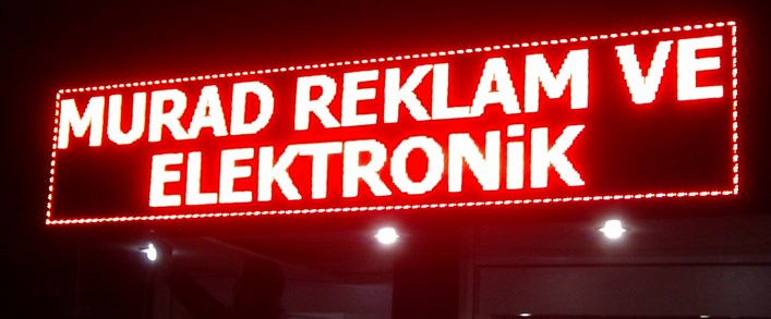 Led Kayan Yazı Tabela